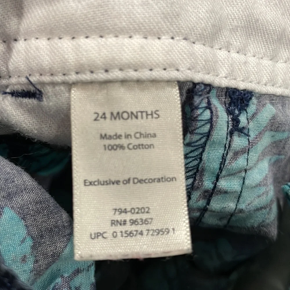 OshKosh Tropical Floral Shortalls